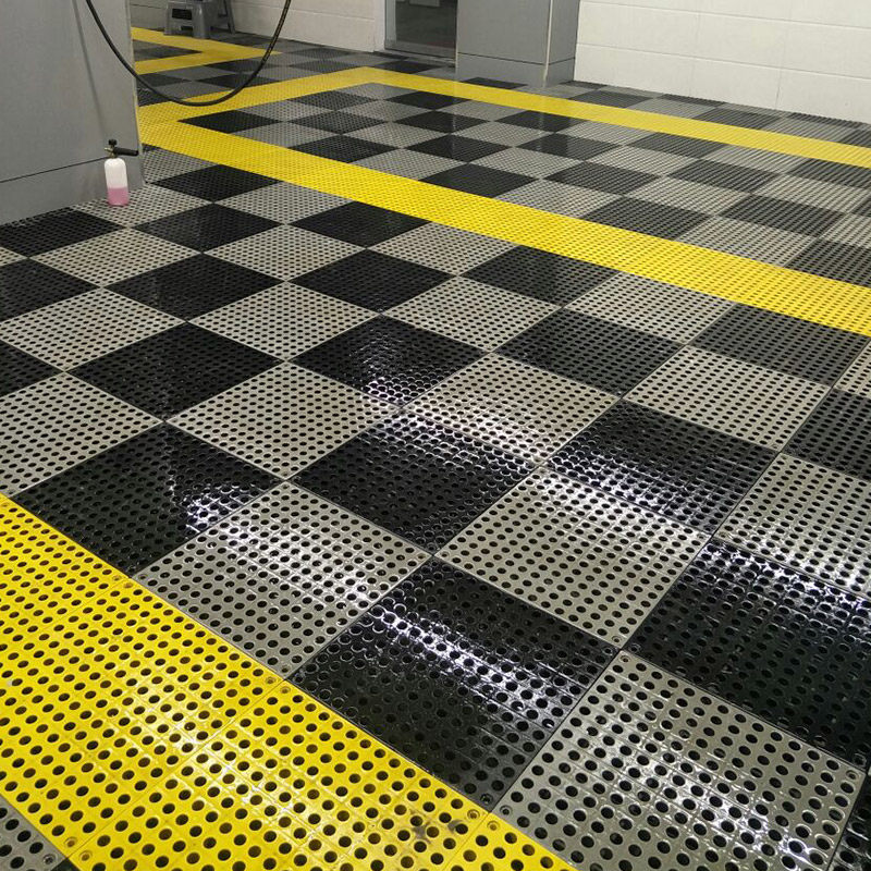 Plastic Round Hole Grille 4s Shop Car Wash Ditch Free Slot Floor