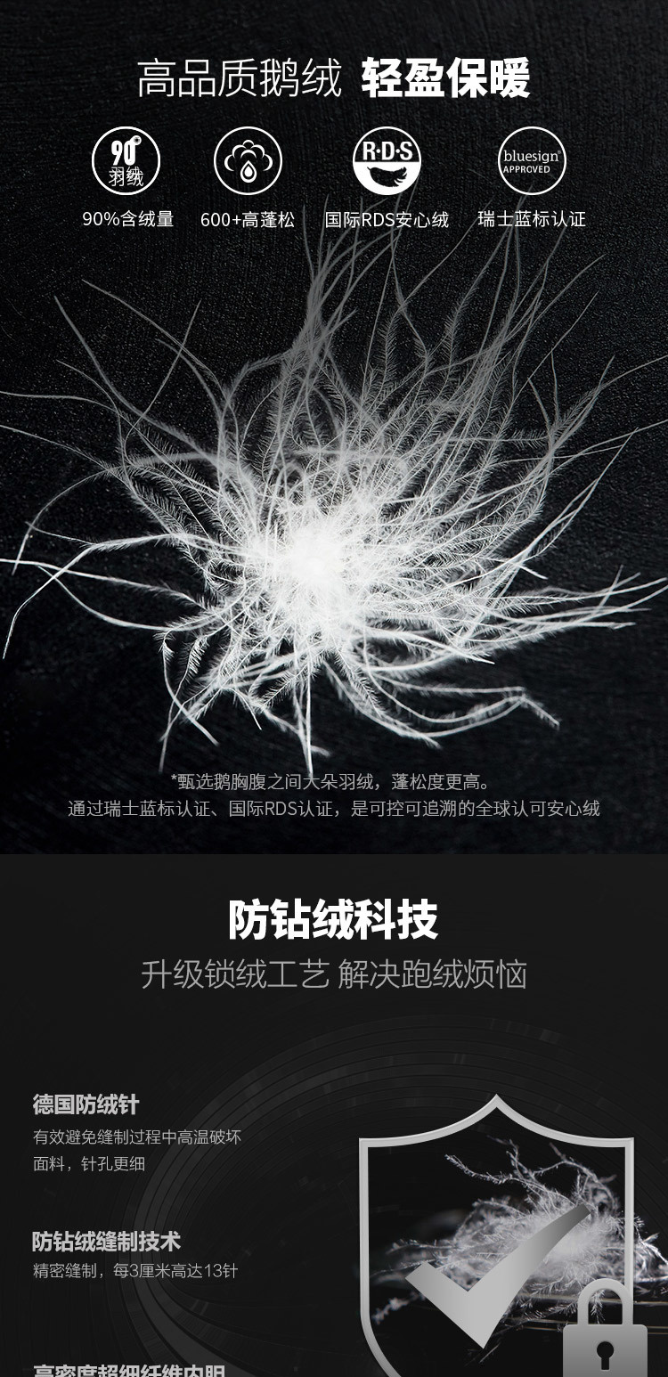 杨幂广告同款 波司登 泡芙系列 超长及踝收腰羽绒服 图5