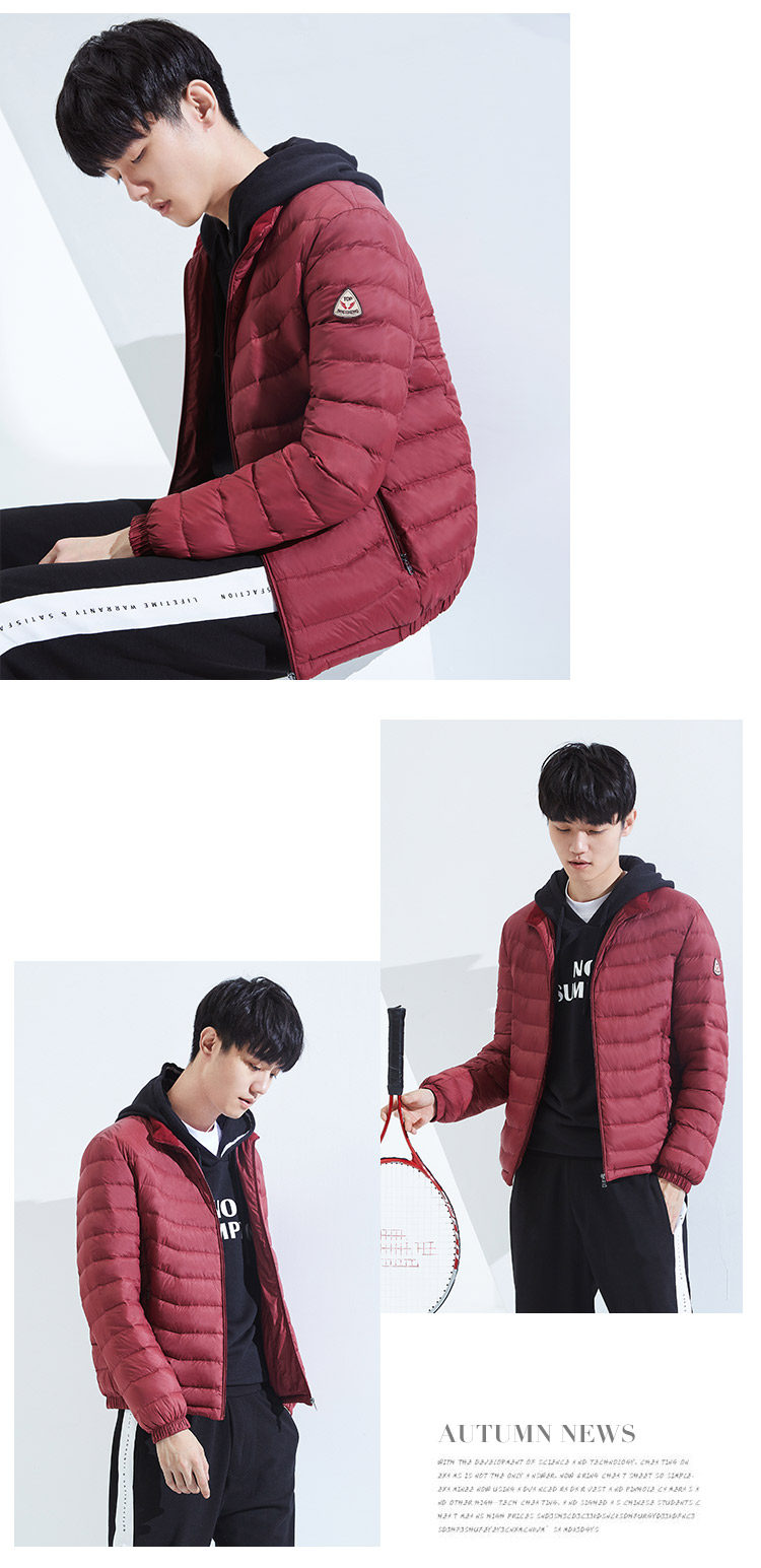 Blouson homme BOSIDENG    en Nylon - Ref 3122282 Image 28