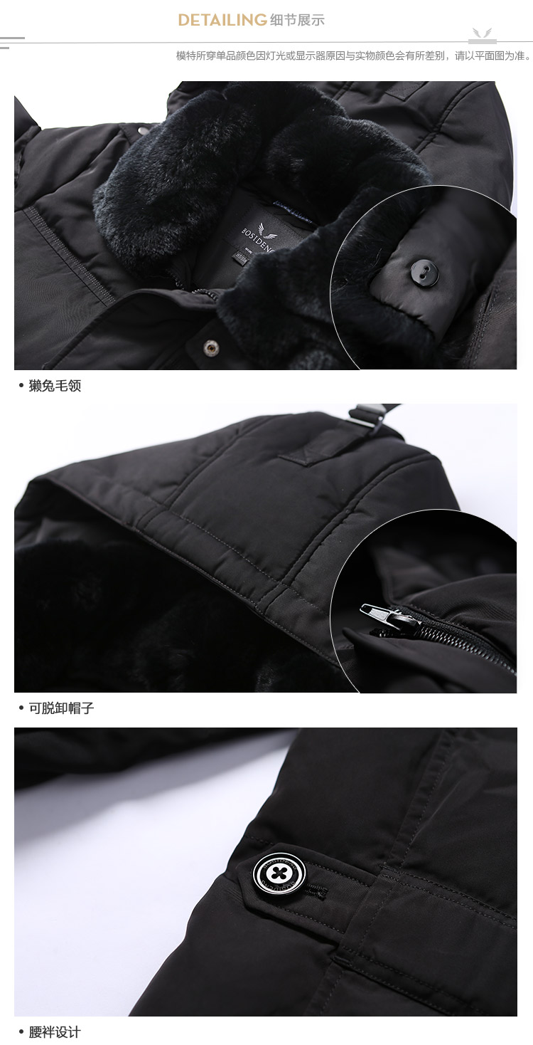 Blouson homme BOSIDENG    en Polyester - Ref 3120411 Image 24