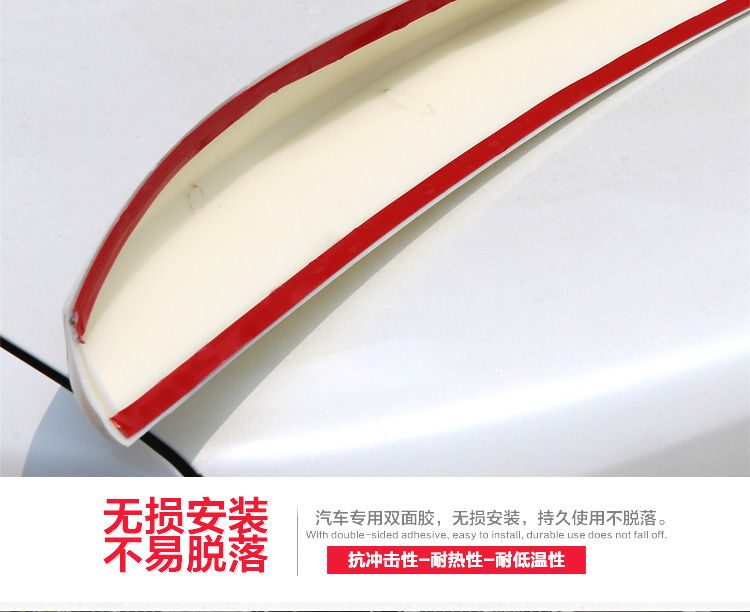 10-14 Đuôi xe mui trần Hyundai Rena Cánh đuôi sơn cánh miễn phí ABS sửa đổi đặc biệt - Sopida trên cánh gió đuôi xe hơi