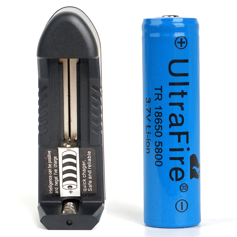 18650 lithium battery charging large capacity 3 7V strong light flashlight downlight small fan battery 4 2 charger