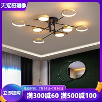 Light luxury living room lights Modern simple atmosphere household Nordic dining room chandelier Creative personality led master bedroom lamps