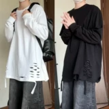 Белый летний приятный телу хлопковый лонгслив, в американском стиле, короткий рукав