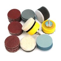  1 inch flocking sandpaper piece Jade grinding and polishing sandpaper sticky plate grinding head self-adhesive disc Pneumatic electric grinder suction cup