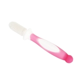 Pigeon, детская розовая зубная щетка для тренировок, 6-8 мес.