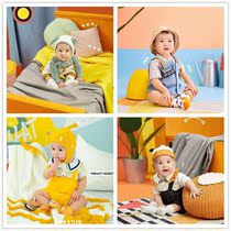2021 new childrens photography clothing baby Hundred Days baby photography assistant studio theme props shaping blanket