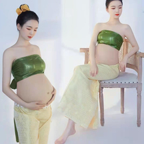 Pregnant Woman Photography Clothing New Meritocratic Wind Pregnancy Maternity Dress Art Clothing Pregnancy Mommy Big Belly Photos for True Photography