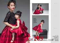 2021 new studio family portrait Korean version theme photography clothing Parent-child photography clothing mother-daughter photo modeling