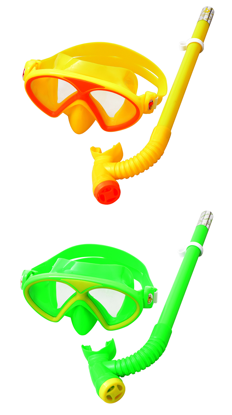 Trẻ em của kính bơi không thấm nước chàng trai và cô gái kính đặt ống thở bán khô snorkeling gương kính bơi đồ bơi dài tay