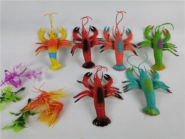 Simulation Crawfish Toy Soft Glue Small Lobster Great Lobster Toy Simulation Animal Doll