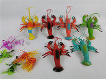 Simulation crayfish toy soft glue crayfish Big Lobster toy simulation animal doll
