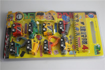 Childrens pullback car toy baby car gift construction tunnel 4 engineering car set educational toys mixed batch