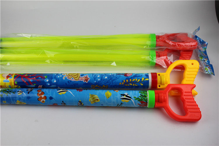 Children's pull-out water gun toy play water drifting water gun pump-type water gun large water gun water gun toy