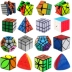 Alien Rubiks Cube Pyramid Mirror Bàn tay thứ tư thứ tư Yongjun Qiyi Mix Set Đồ chơi cho trẻ em mới bắt đầu - Đồ chơi IQ