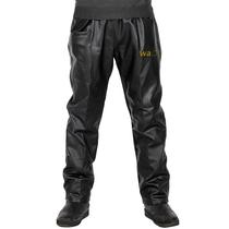 Mens leather pants thin suit work pants car wash waterproof black loose work clothes wear-resistant labor insurance pants