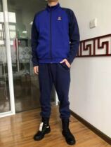  2019 new fire long-sleeved physical training suit army fan quick-drying running sports spring and autumn flame blue physical fitness suit men