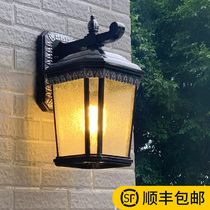 Eurostyle Outdoor external wall Wall Lamp Garden Villa Waterproof outdoor patio Balcony Light Gate Terrace Door Post Aisle Light