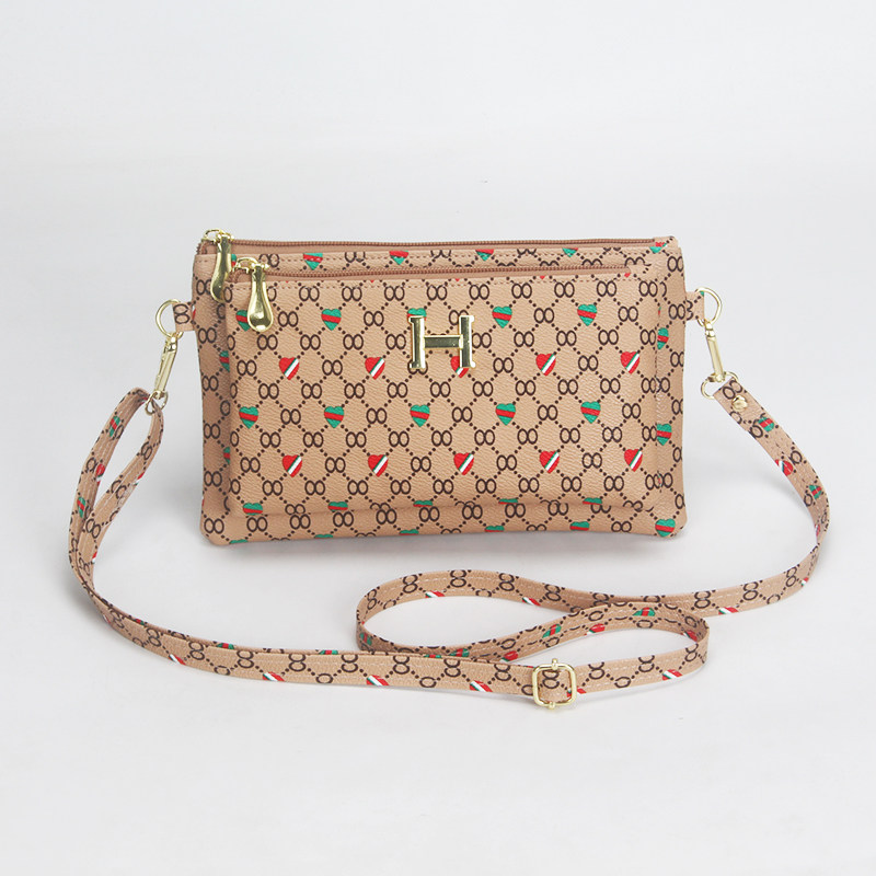 Double Layer Laced Lady Bag New 100 Hitch Satchel Bag Single Shoulder Bag Lady Mobile Phone Bag Zero Wallet Hand Grab Bag Satchel Bag