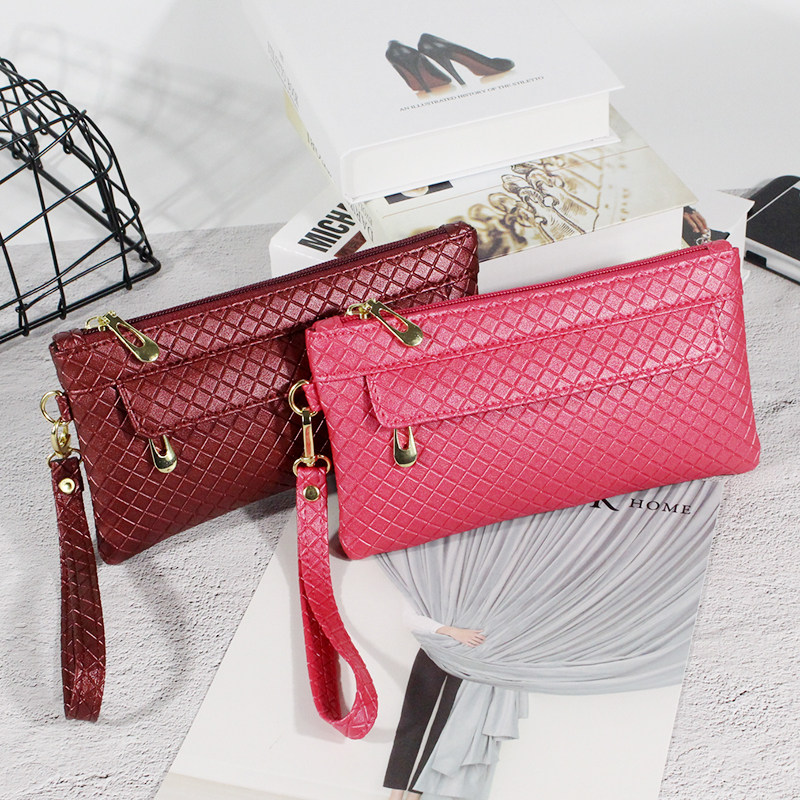 Summer Pouch Bag 2020 New Fashion Rhombus 100 Hitch Lady Hands Bag Women Wallet Mini Cell Phone Bag