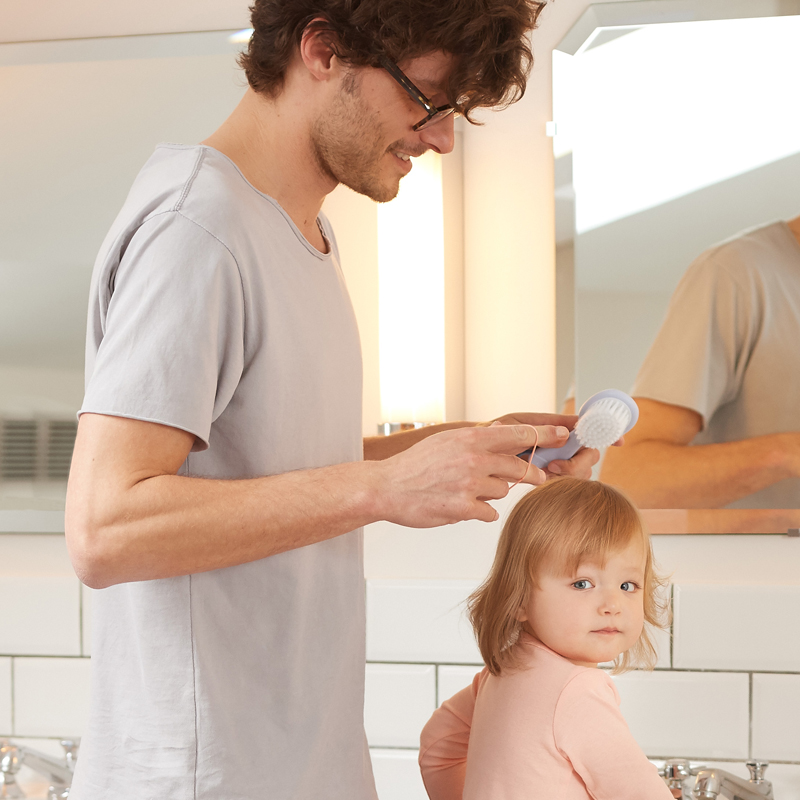 BEABA Bộ chăm sóc em bé Bộ ba mảnh Sản phẩm tắm cho trẻ sơ sinh Comb Nail Clip Nhiệt kế nước - Tóc clipper / Nail clipper / chăm sóc hàng ngày các mặt hàng nhỏ set đồ cho trẻ sơ sinh