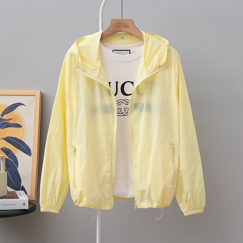 Sun Protection Clothing for Women, Summer Short Style, Loose, Large Size, Breathable, Anti-Uv Skin Clothing, Sun Protection Clothing, Cardigan Jacket
