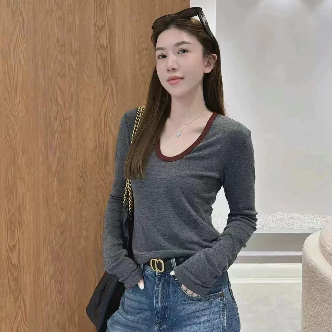 Дизайн осень длинный рукав, комплект из шерсти, тренд сезона,Slim fit