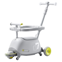 babycare twin scooter childrens three-in-one baby 1 to 3 years old 6 years old baby walker artifact