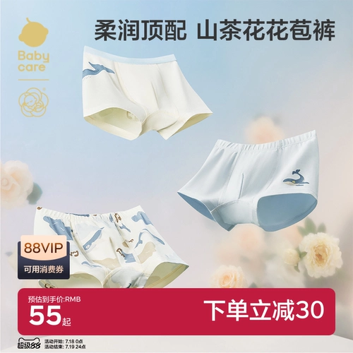 Горный чай, детские трусы, шорты для мальчиков, антибактериальные штаны