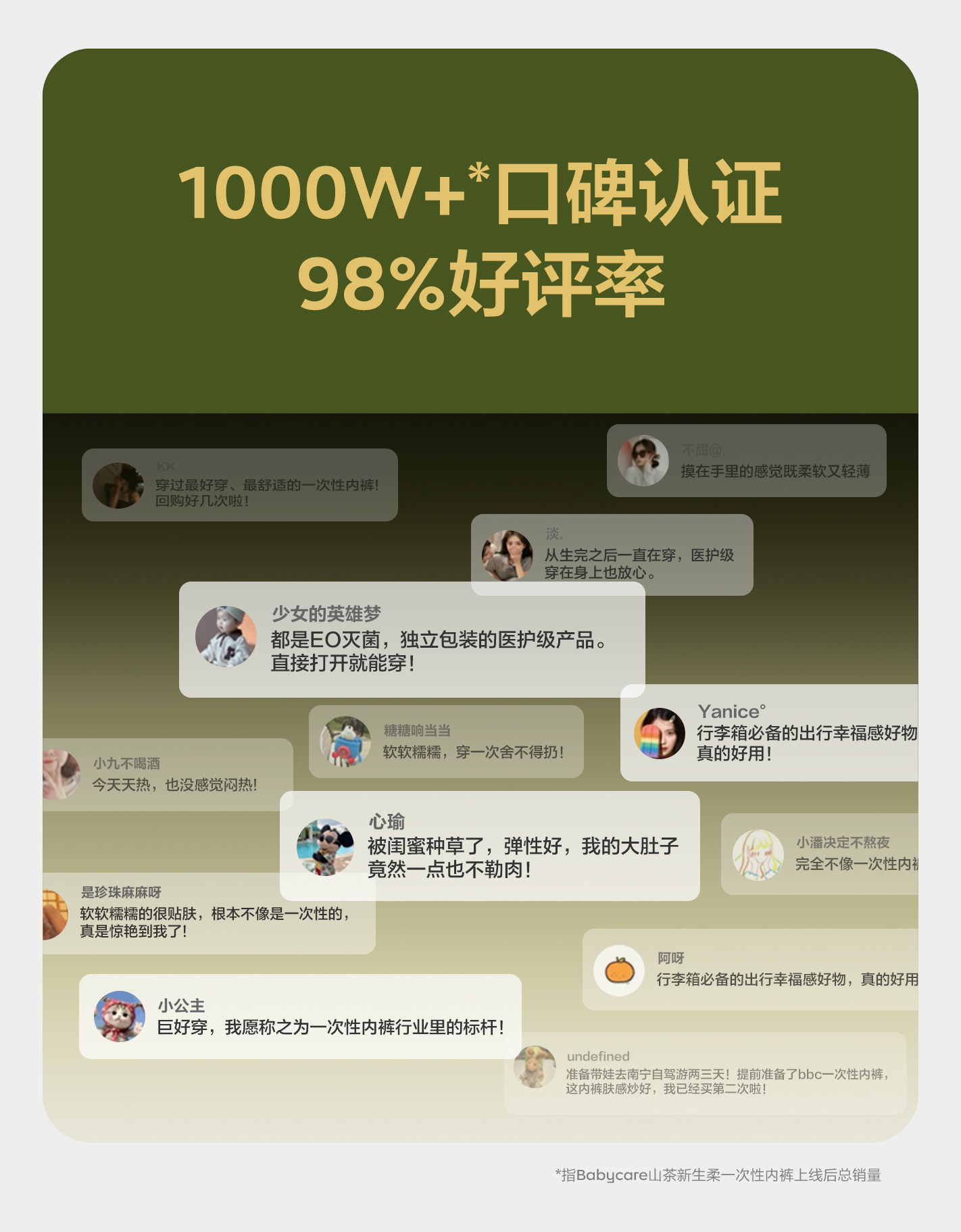 babycare金山茶花轻薄款一次性内裤孕妇产后出差旅行女士免洗 — 7