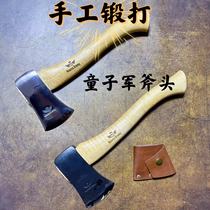 Hand forging outdoor Nimanfos Scouts bearing manganese steel axe mountain walnut woodworking household camping chop bone