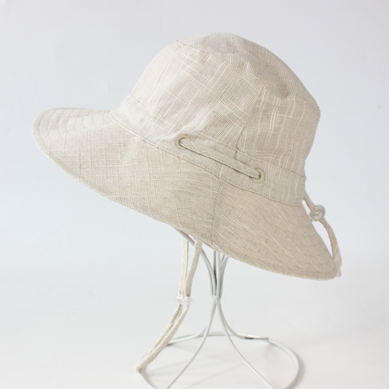 Exit Single Spring Summer Children Fisherman Hat Boy Cotton Linen Breathable Sunscreen Hood Male Girl Sunbeds Hat Summer