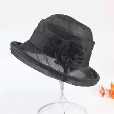 Exported to Japan 21 summer women's silk sun visor simple and wild mulberry silk fisherman hat female fashion sun visor