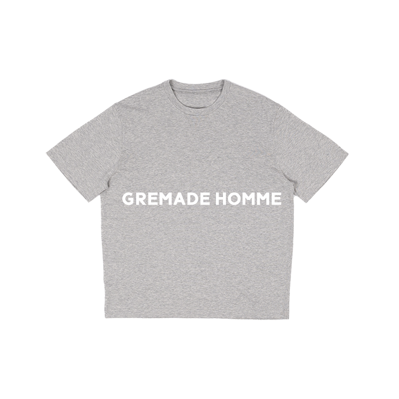 Gremade Machine Washable Upw Cashmere Cotton Blend Sweater Short-Sleeved Fitted Exquisite Short T-Shirt for Men