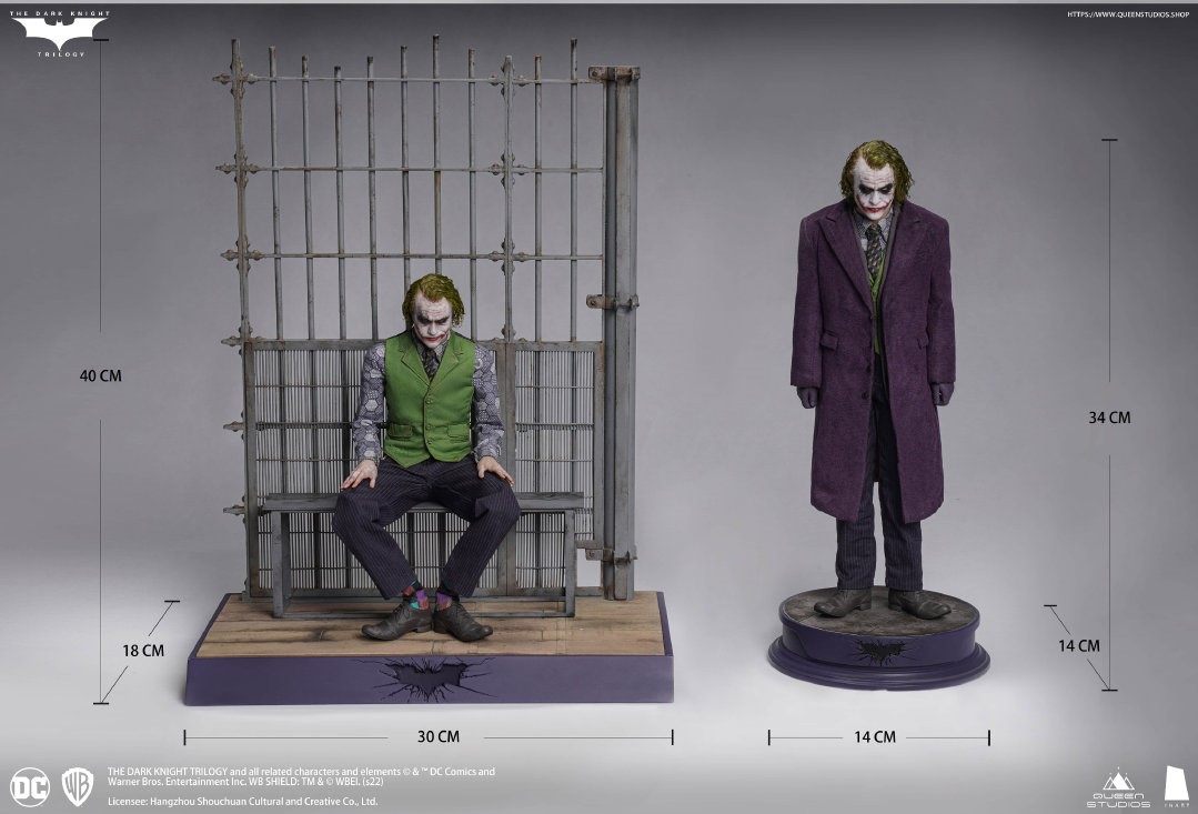 Queen Studios X INART 1/6 Joker Action Figure Double Figure DX Ver