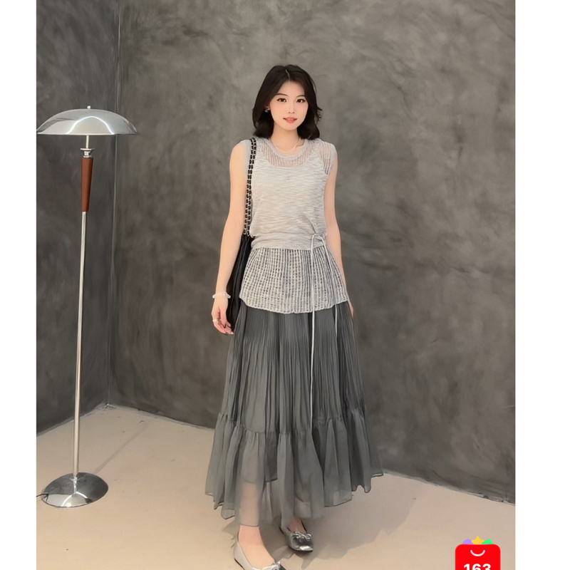 Fan Enqi No. 2【Thirteen Lines-Nai Fu@Ready Stock】 06.07 Women's Dress # 80479 New Model 2026 Fan Enqi No. 2【Thirteen Lines-Nai Fu@Ready Stock】 06.07 Women's Dress # 80479 New Model 2026