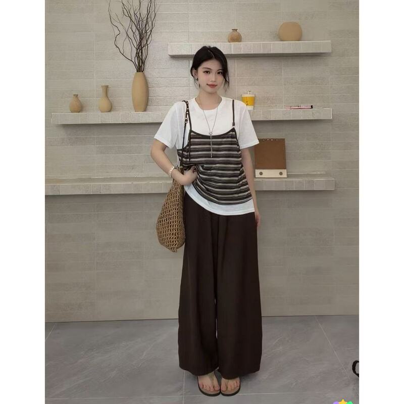 Fan Enqi【Aotu@Ready Stock】 06.15 Women's Pants # 9839 New Model 2026 Fan Enqi【Aotu@Ready Stock】 06.15 Women's Pants # 9839 New Model 2026