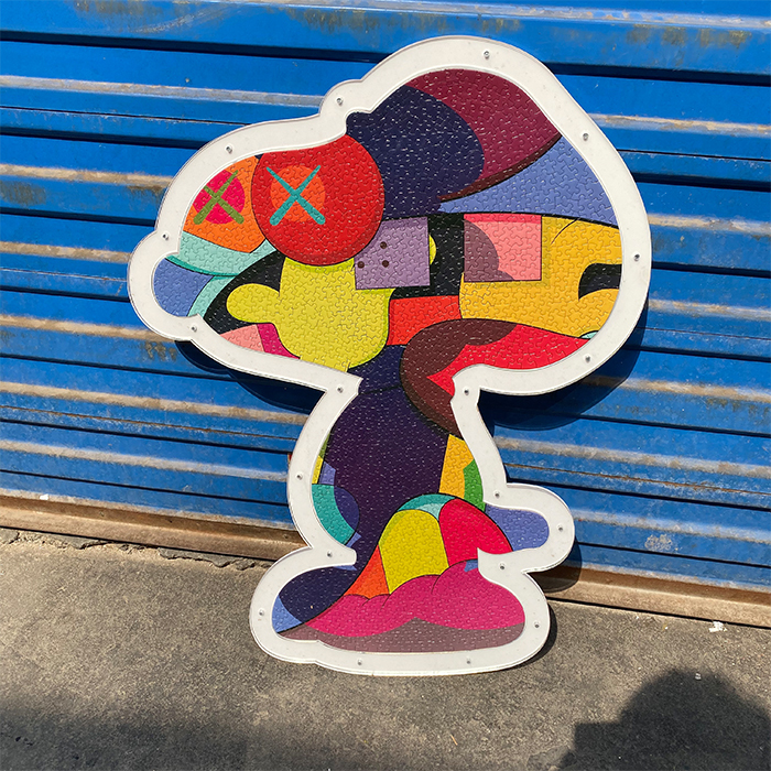 In-Stock Kaws Snoopy Puzzle Original Frame Acrylic Transparent Frame Photo Frame New High-Quality Simple and Sophisticated 