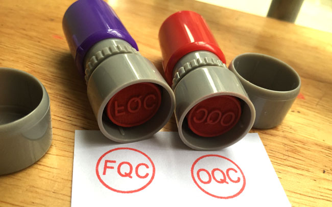 Atomic seal making rugged print digital letter quality inspection qualified seal OKQCPASS permeable seal