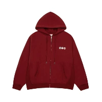 Свитер CEC // Большой красный [плюс бархат]