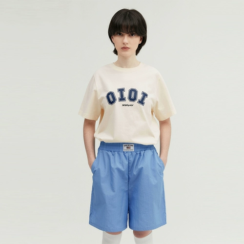 Хлопковая футболка с коротким рукавом для влюбленных, этнический стиль, круглый воротник, оверсайз, в американском стиле