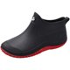 Rain boots women's overshoes 2024 new soft-soled summer shoes rubber shoes waterproof anti-slip water shoes rain boots short-tube lightweight women's style