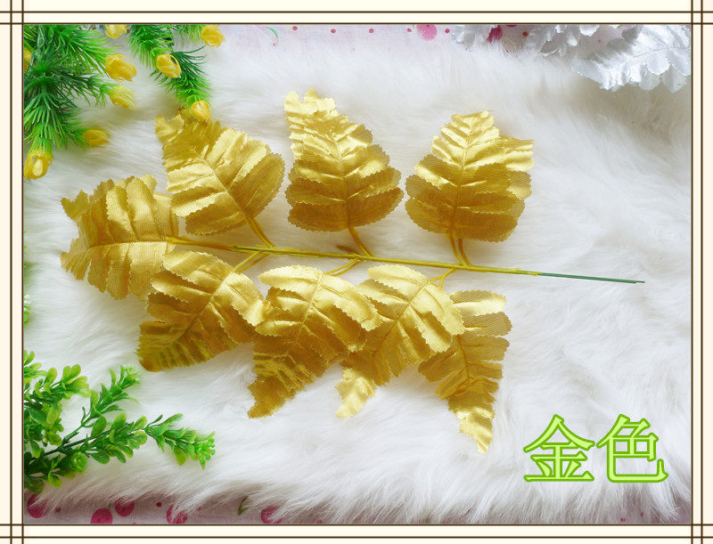 Silk mesh material diy socks flower making silk mesh with grass gold and silver drafting Alice process full