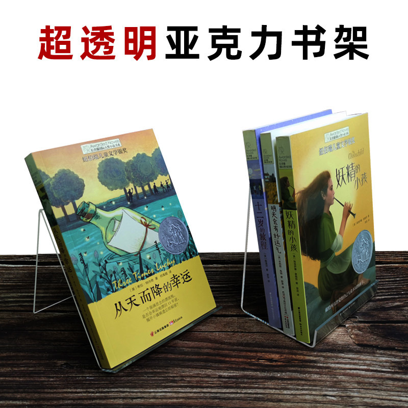 Acrylic Bookshelf Transparent Display Shelf A5 Bookstore Containing Books Putting Swing Stand Bracket Books Display Shelf Desktop