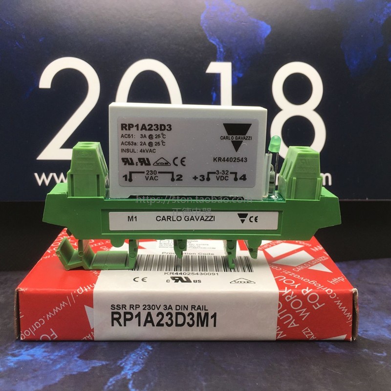 Swiss canon CARLO GAVAZZI solid state relay RP1A23D3M1 with seat