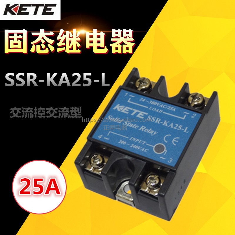 KETE Solid State Relay SSR-KA25-L Korea Cotter AC Control Communication Type SSR-25AA
