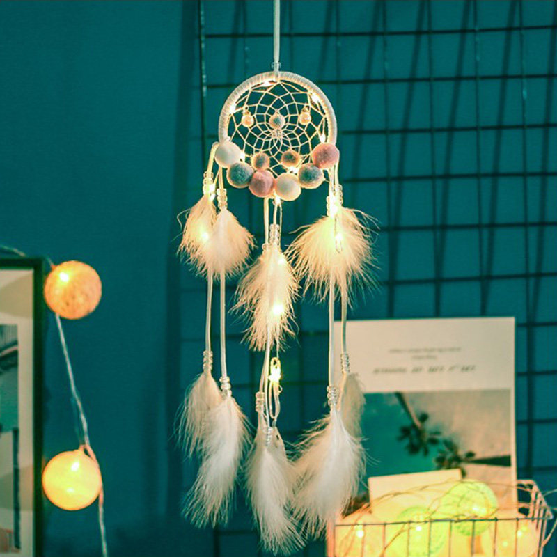 Dream catcher net hanging jewelry girl heart best friend birthday gift creative wind chime handmade decoration interior pendant supplement dream net