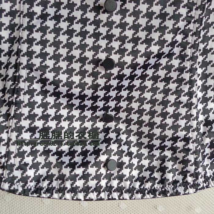 Châu âu và Hoa Kỳ phiên bản của mới kích thước lớn của phụ nữ houndstooth tòa xương cá vòng thép đồ lót mặc một corset vest 75B