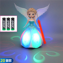 Lantern Festival Portable Lantern Little Girl Children New Year Luminous Snow White Lantern Toy Universal Rotating Music