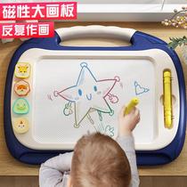 Childrens drawing board home baby magnetic graffiti writing board infant toy drawing board can be wiped and eliminated